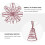 Pink Xmas Tree Topper Light for Christmas Tree Decor 1Pcs 4