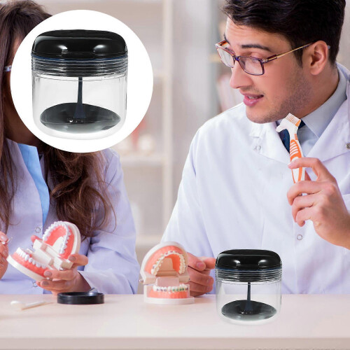Étui de bain compact pour prothèses dentaires (1 ensemble) 2