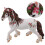 Figura de caballo de plástico simulada para decoración. 5