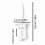 White Pla Yarn Holder Table Clip No-Drill Installation, Vertical Needle Tangle- Knitting and Crochet 4