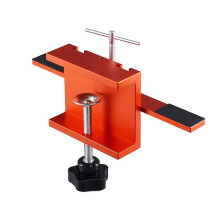 pieza de plantilla de montaje de puerta de armario de aleación de aluminio, brazo de soporte de altura para armarios con marco de acero naranja