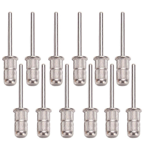 Polishing Grinder Nail Drill Bit for Use 12Pcs Practical Nail Tool Silver 1