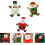 3 Hanging Christmas Honeycomb Decorations for Festive Holiday Decor 4