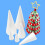 White Solid Cone for Decoration 10Pcs Kids DIY Craft Foam Accessories 2