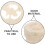 Ensemble de 5 porte-savons en luffa beige 2