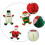 3 Hanging Christmas Honeycomb Decorations for Festive Holiday Decor 5