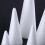White Solid Cone for Decoration 10Pcs Kids DIY Craft Foam Accessories 3
