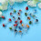 Plastic Plant Stem Clip for Garden Use with Ladybug Pattern 60Pcs 2