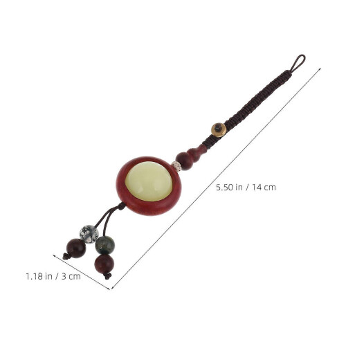 Vintage Phone Lanyard with Glowing Stone Beads for Multifunctional Use 1