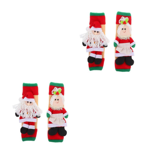Fridge Handle Protectors Christmas Decorative Cover 4Pcs Included 1