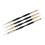 Nail Brush 4Pcs Nail Art Brushes Set Black Double-Ended Manicure Tools 5