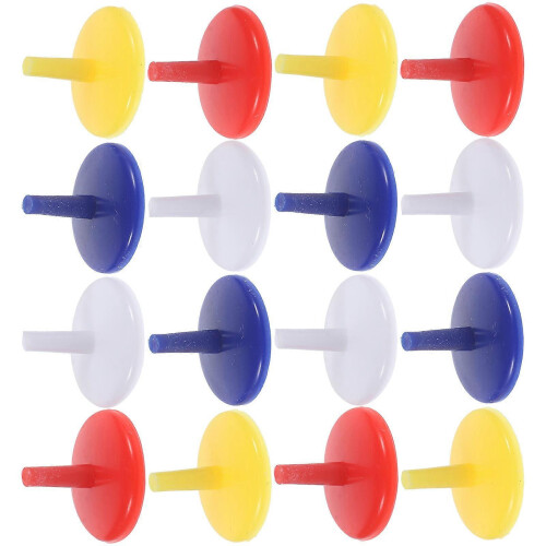 Segnapalle in plastica, rotondi, accessori da golf, 50 pezzi 2