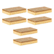 Dishwashing Sponge Practical Sponge Scrubber for Home Use 6Pcs