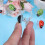 Plastic Plant Stem Clip for Garden Use with Ladybug Pattern 60Pcs 4