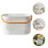 Plastic Shower Basket Portable Storage Basket with Handles Orange for Storage 4
