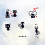 Black Cat Sticker Switch Decor 5Pcs Lovely Cartoon Design for Smooth Surfaces 3