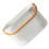 Plastic Shower Basket Portable Storage Basket with Handles Orange for Storage 5