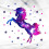 Eco Friendly Wall Sticker Decor Colorful Unicorn Design for Bedroom Use 4
