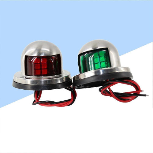 Feux de navigation, feux de signalisation, clignotants LED étanches pour bateau (1 paire). 2