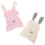 Absorbent Hair Towels Rabbit Pattern Hair Drying Hats 2Pcs for Home Use 4