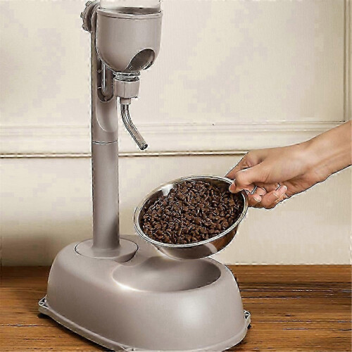 Automatic Pet Dispenser Anti-Tip Dog Bowl Drinking Water Bottle C,z 1