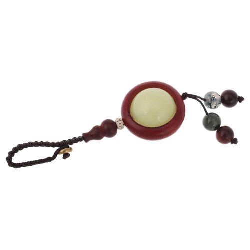 Vintage Phone Lanyard with Glowing Stone Beads for Multifunctional Use