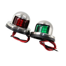 Feux de navigation, feux de signalisation, clignotants LED étanches pour bateau (1 paire).