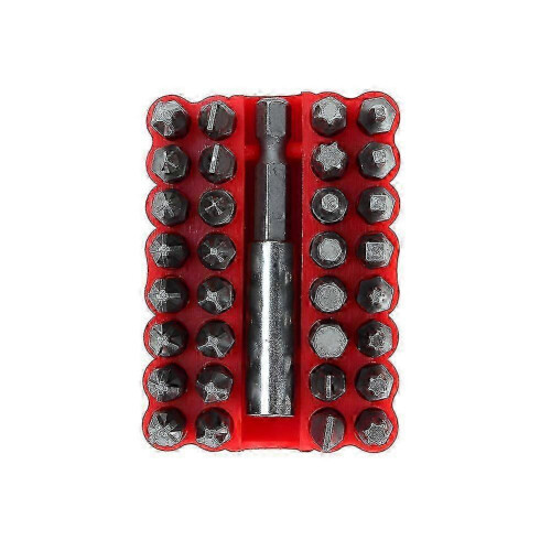 33pc Star Hex Key Torx Tamperproof 1/4" 6.35mm Screwdriver Kit Security Tamper Proof Bit Set 2025,z 1