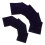 Small Jewelry Bags Dark Blue with Snap Button for Ring Storage 10Pcs 2