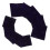 Small Jewelry Bags Dark Blue with Snap Button for Ring Storage 10Pcs 3