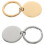 DIY Blank Keychain Stainless Steel for DIY 2Pcs Portable Key Ring Accessory 2