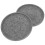 Flowerpot Tray Ceramic Base Tray for Storage 2Pcs Grey Material 4