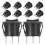 Heavy-Duty Boat Rocker Switch 3-Position on-Off-on Function 10Pcs Black 5