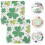 Serviettes de table jetables en papier à motif trèfle pour la Saint-Patrick (20 pièces) 4