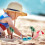 Micro Beach Scene Accessories Mini House Micro Landscape Props 1Set 3