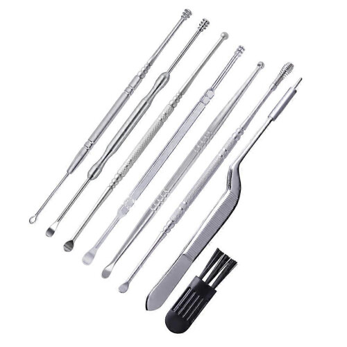 Kit d'outils pour l'extraction du cérumen, comprenant 1 jeu de cure-oreilles. 2