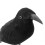 Black Halloween Crow Prop Simulation Crow Ornaments for Decor 4Pcs 5