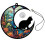 Cat Hanging Ornament Acrylic Moon Cat Window Hanging for Decor 4