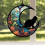 Cat Hanging Ornament Acrylic Moon Cat Window Hanging for Decor 5