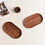 Oval Serving Tray Rustic Serving Platter For Storing Snacks And Display Dessert 3Pcs 5