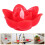 LED Electronic Lotus Candle Lamp Flameless Lighting Use 2Pcs Red 5