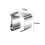 50PCS Metal Light Gutter Lights Hanging Clips Lighting Light Clips Xmas Light Gutter Hangers Silver 3