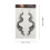 Black Tattoo Stickers Hair Edges for Decor 5 Sheets 2