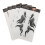 Black Tattoo Stickers Hair Edges for Decor 5 Sheets 3