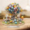Easter Series Acrylic Desktop Ornaments Egg Bunny Easter Desk Spring Figure Easter Stand Indoor 4