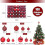 Christmas tree ornaments 100pcs ball decorations set 2