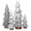 Holiday Decor Miniature Christmas Trees Tabletop Christmas Tree for Decor 4Pcs 3