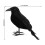 Black Halloween Crow Prop Simulation Crow Ornaments for Decor 4Pcs 2