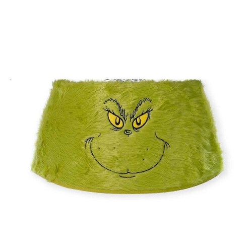 Grinch-Weihnachtsbaumdekoration aus grünem Plüschmonster 2