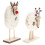 Sheep Tabletop Decorations Cloth Sheep Ornaments for 2Pcs Christmas Display 3